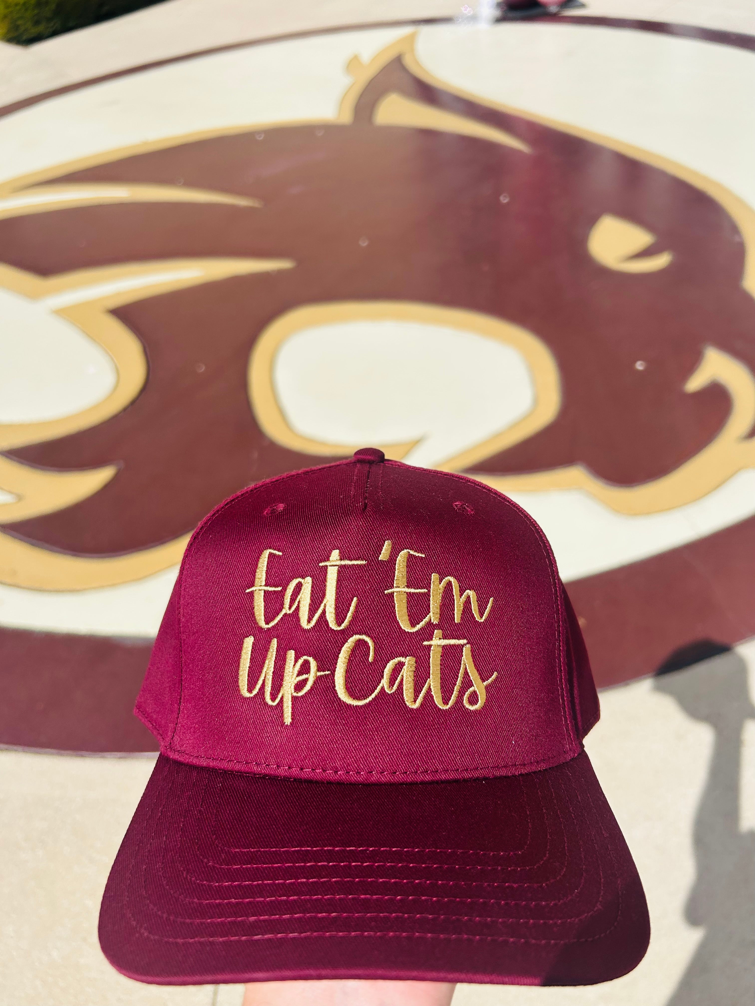 Eat 'Em Up Cats Maroon