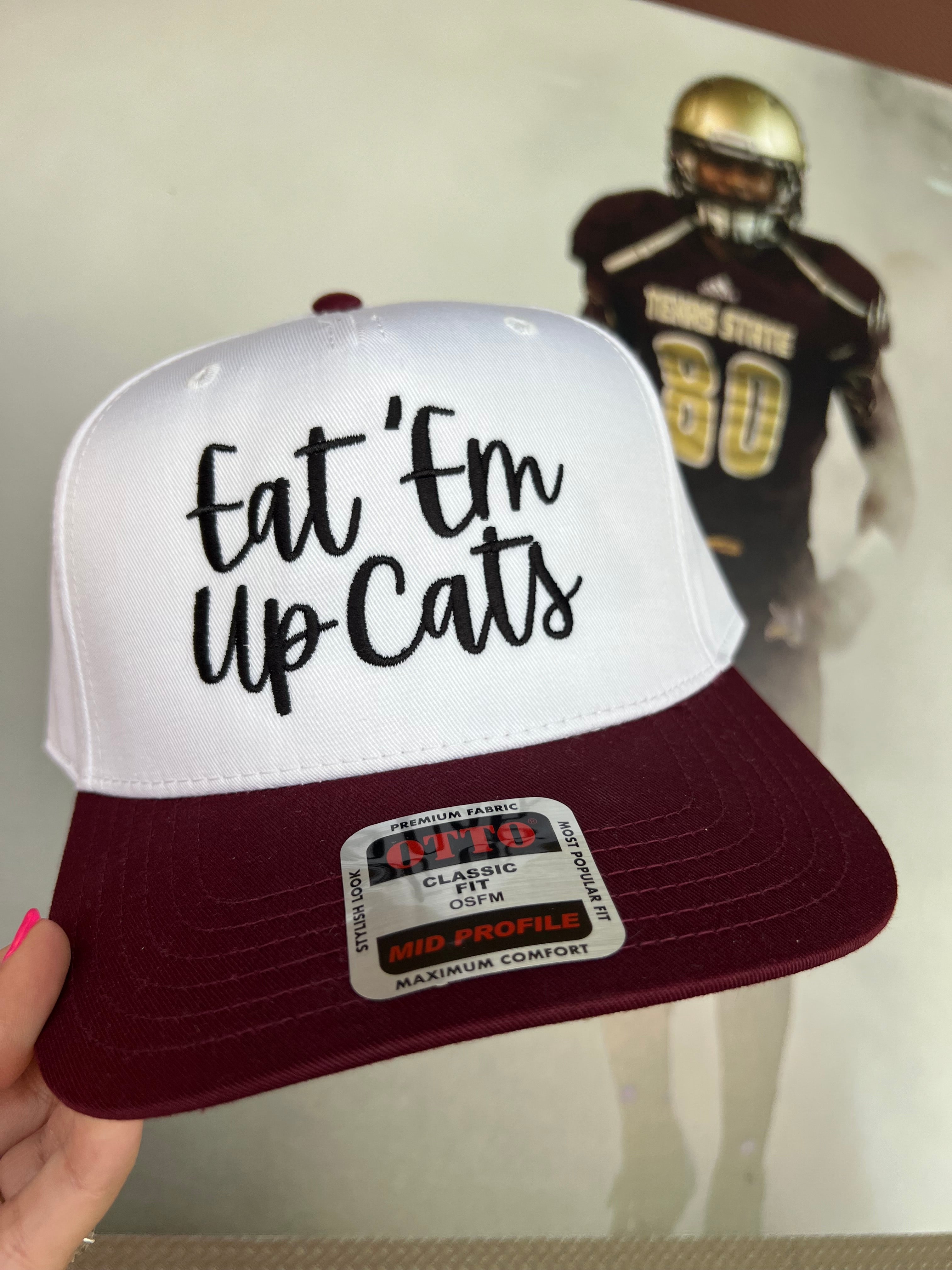 Eat 'Em Up Cats White
