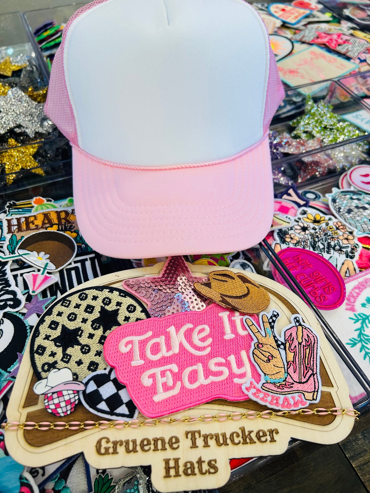 Pink Take It Easy Hat